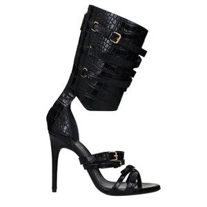 ISO IN SEARCH OF TOM FORD SS13 TRIPLE BUCKLE ANKLE SANDAL HEELS